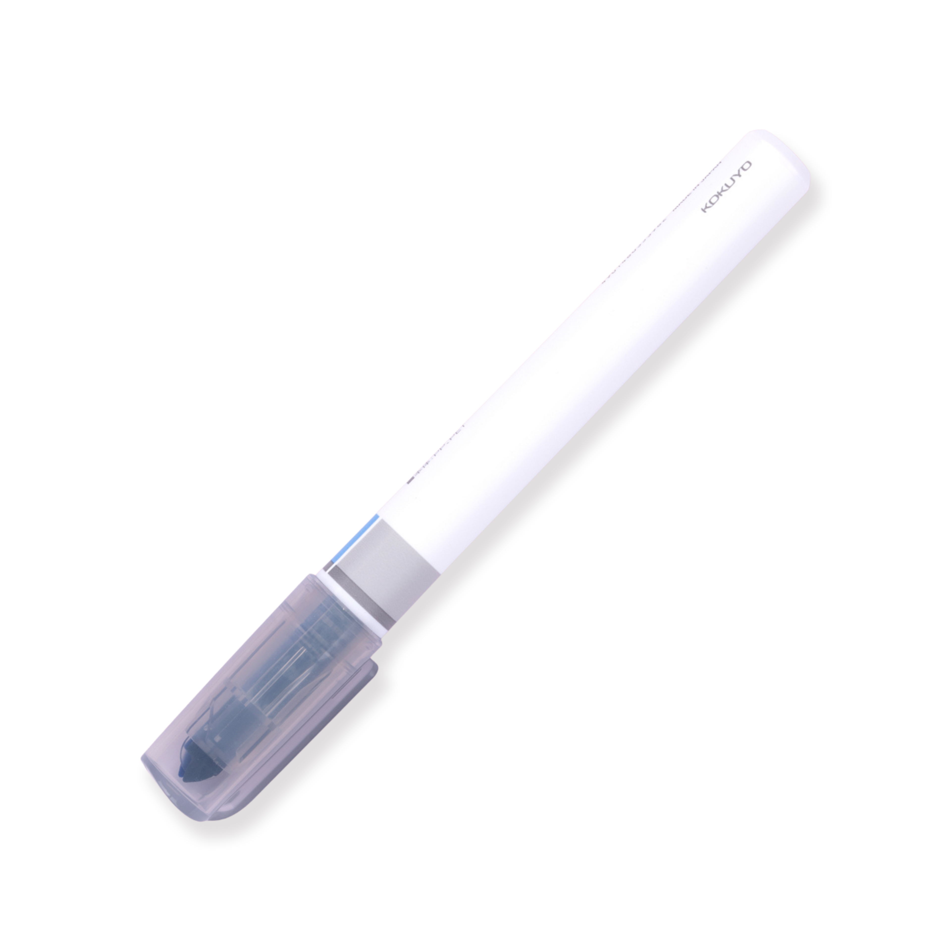 Kokuyo Mark+ Dual Color Highlighter - Gray Type - Blue & Gray - Stationery Pal