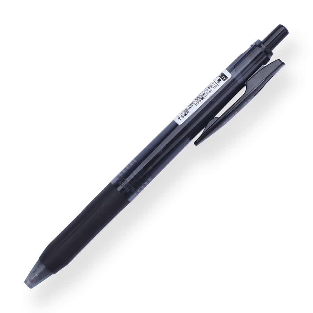 Zebra Sarasa Limited Edition Clip Gel Pen - 0.5 mm - Black - Black Body - Stationery Pal