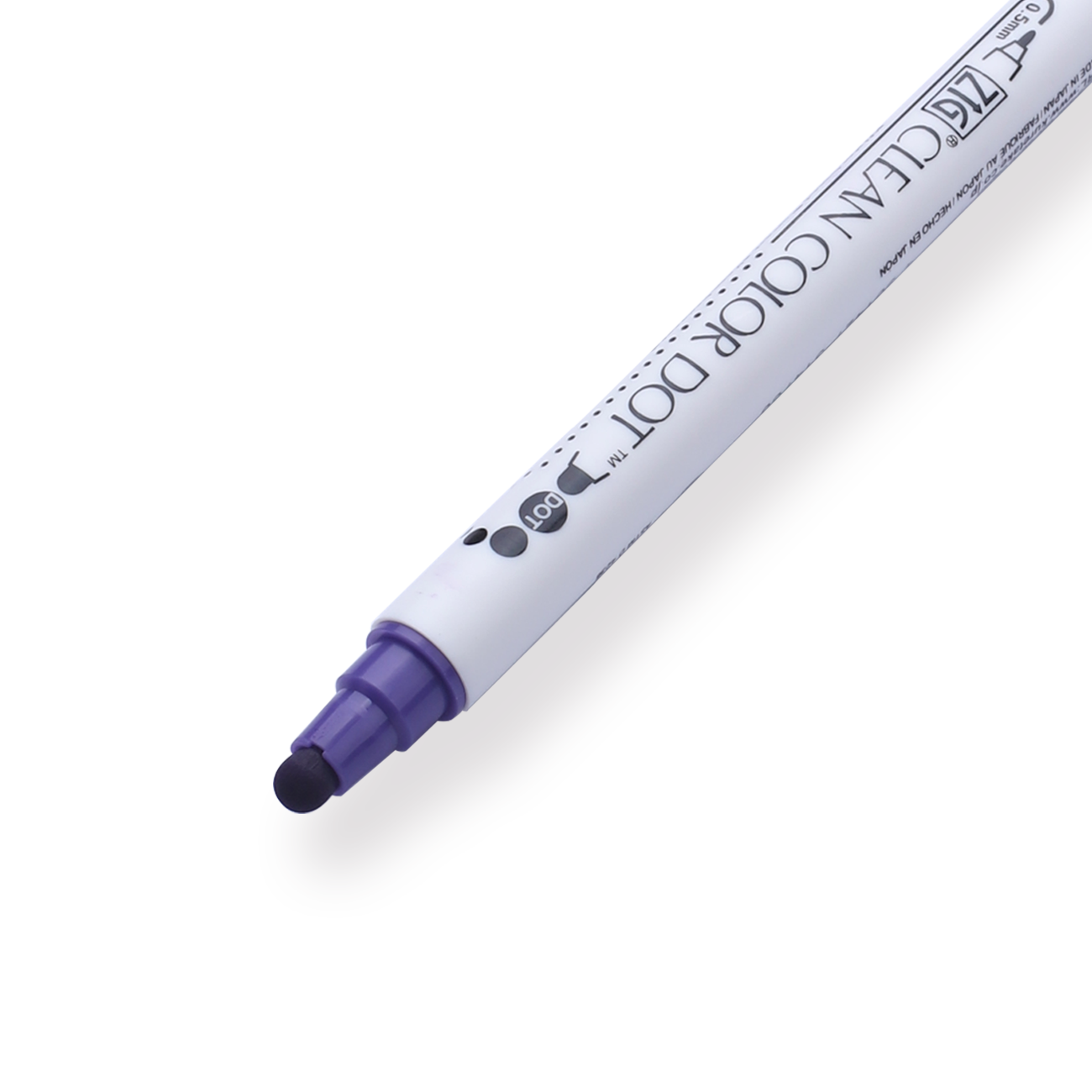 Kuretake ZIG Clean Color Dot Double-Sided Marker - Violet 080 - Stationery Pal