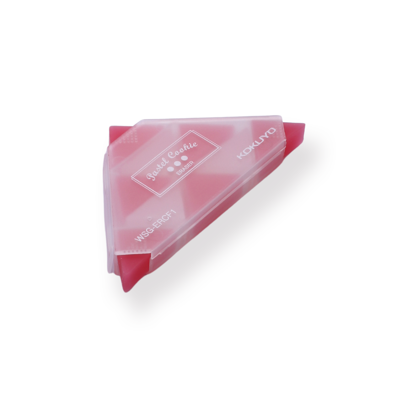 Kokuyo WSG-ERF2 Corner Triangle Eraser - Red - Stationery Pal