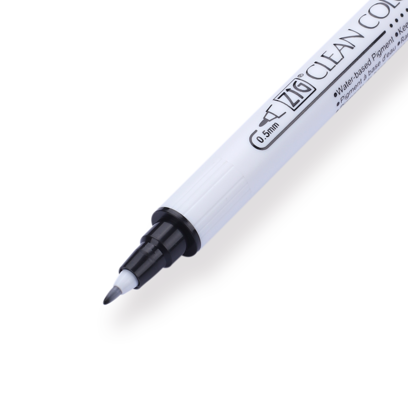 Kuretake ZIG Clean Color Dot Double-Sided Marker - Black 010 - Stationery Pal