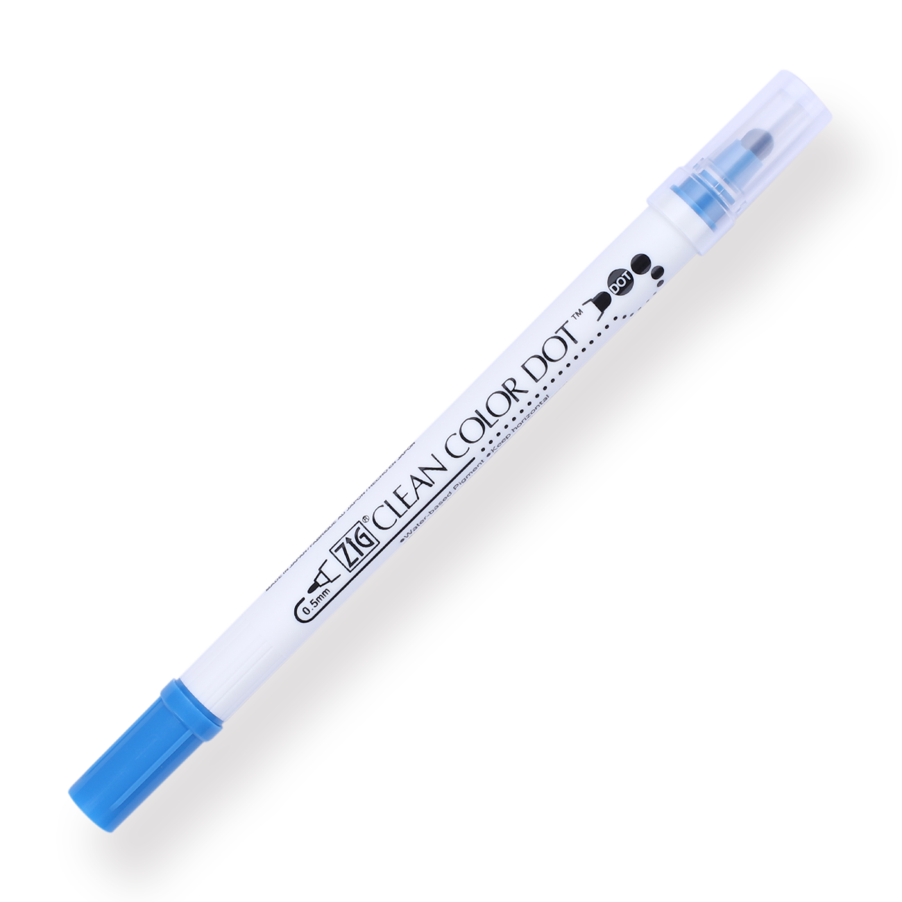 Kuretake ZIG Clean Color Dot Double-Sided Marker - Blue 032 - Stationery Pal
