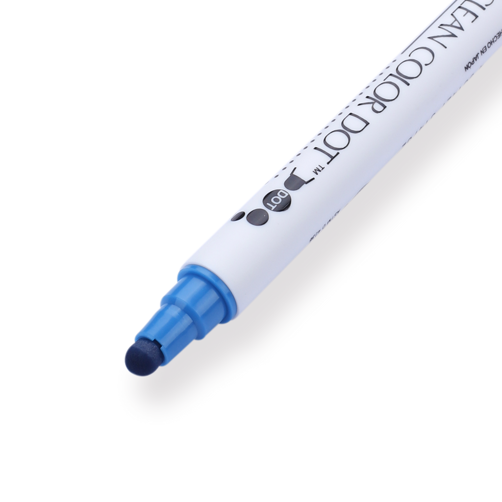 Kuretake ZIG Clean Color Dot Double-Sided Marker - Blue 032 - Stationery Pal