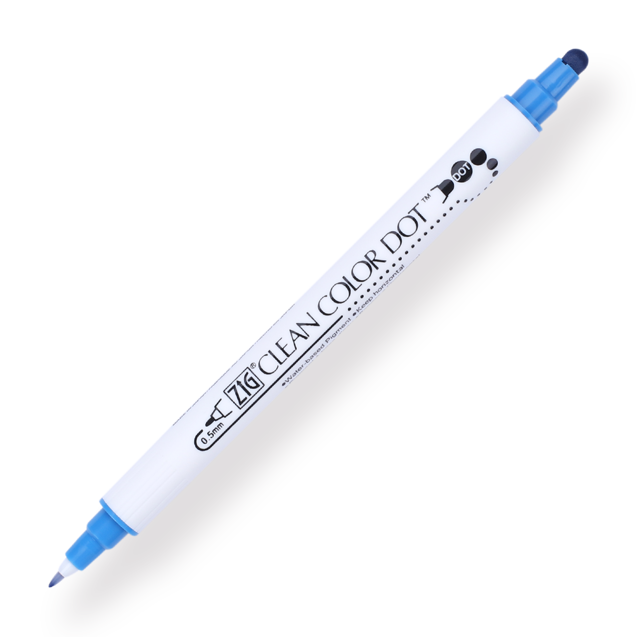 Kuretake ZIG Clean Color Dot Double-Sided Marker - Blue 032 - Stationery Pal
