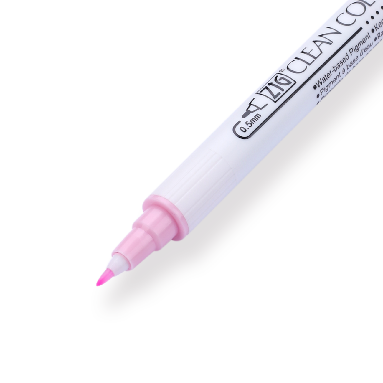Kuretake ZIG Clean Color Dot Double-Sided Marker - Candy Pink 206 - Stationery Pal