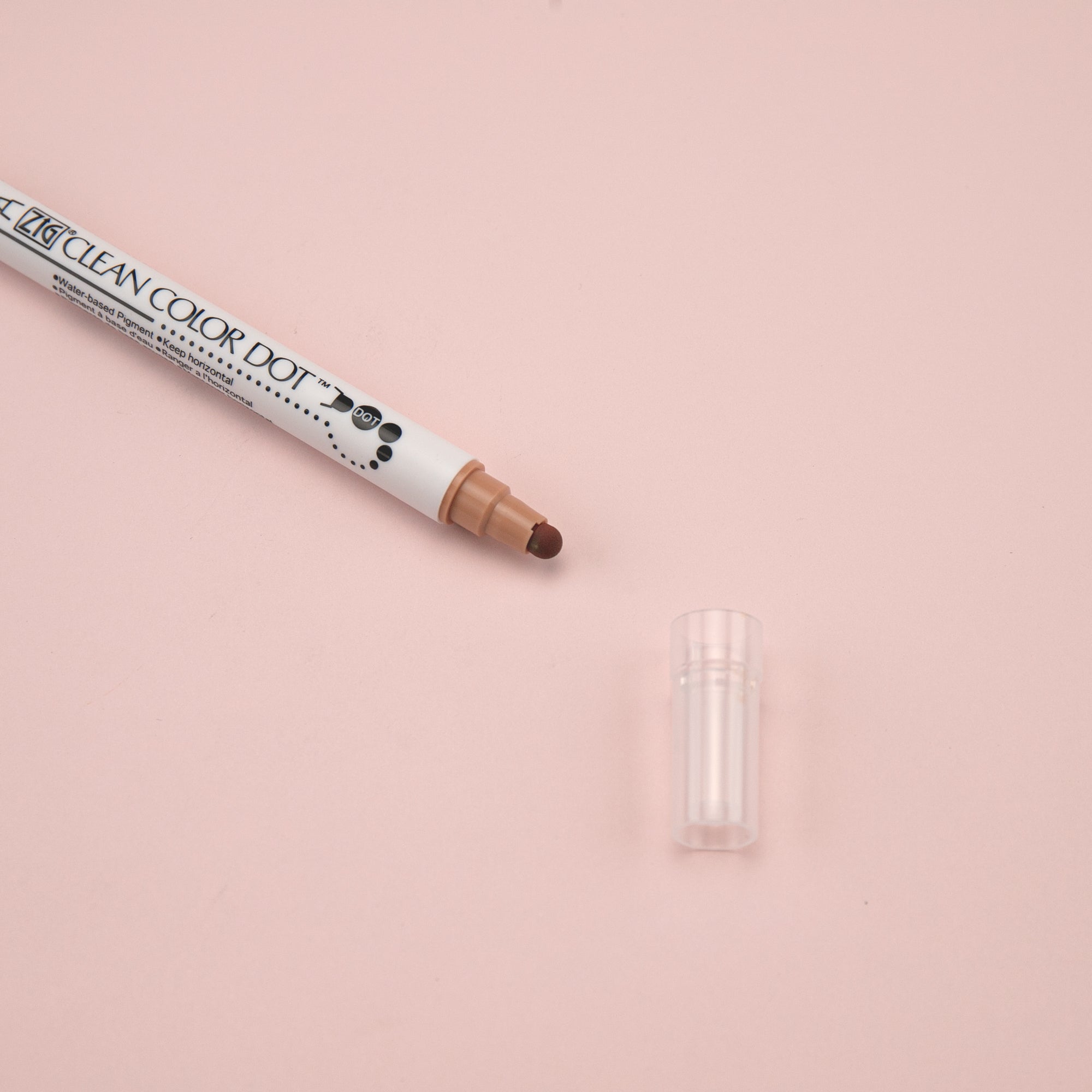 Kuretake ZIG Clean Color Dot Double-Sided Marker - Fawn 064 - Stationery Pal