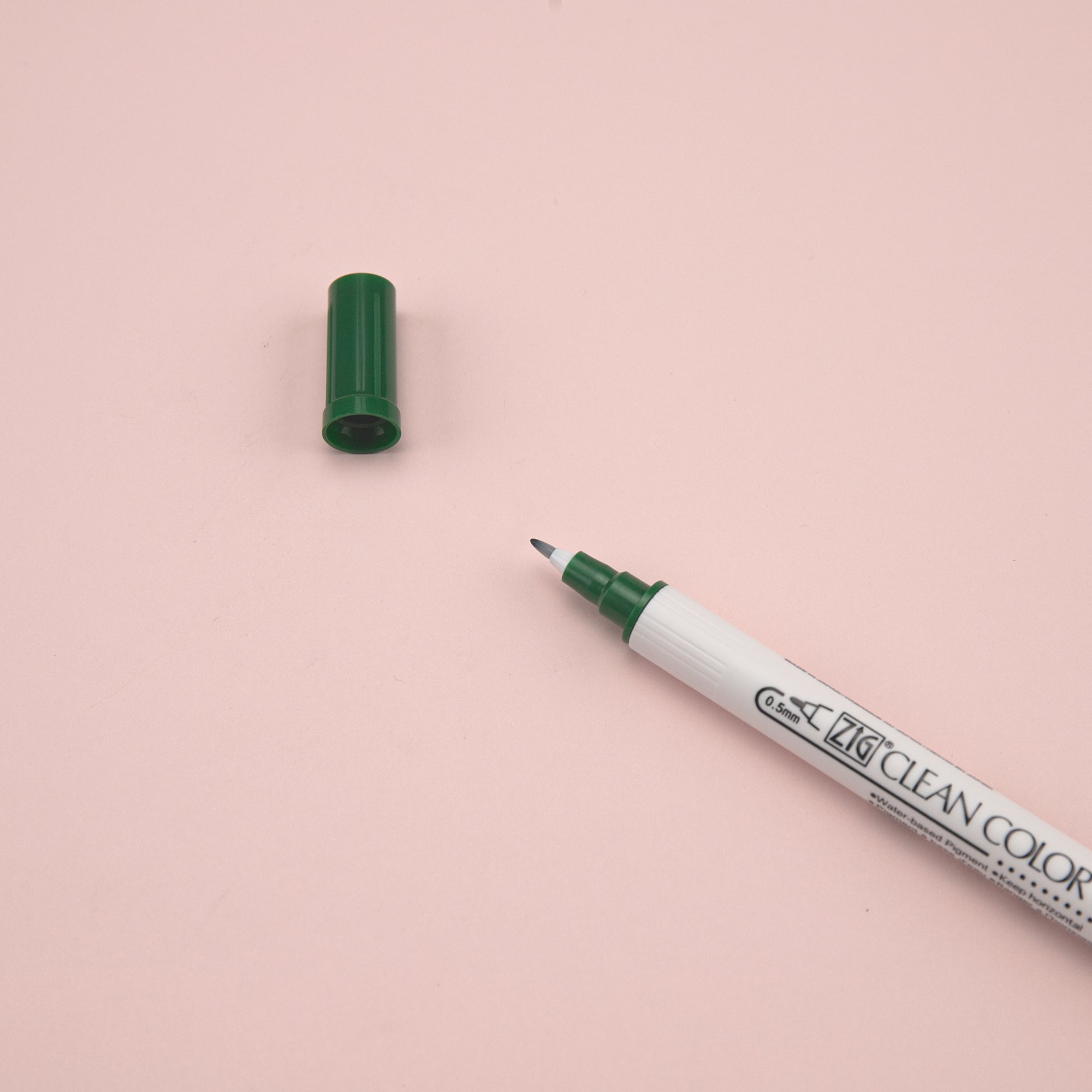 Kuretake ZIG Clean Color Dot Double-Sided Marker - Green 040 - Stationery Pal