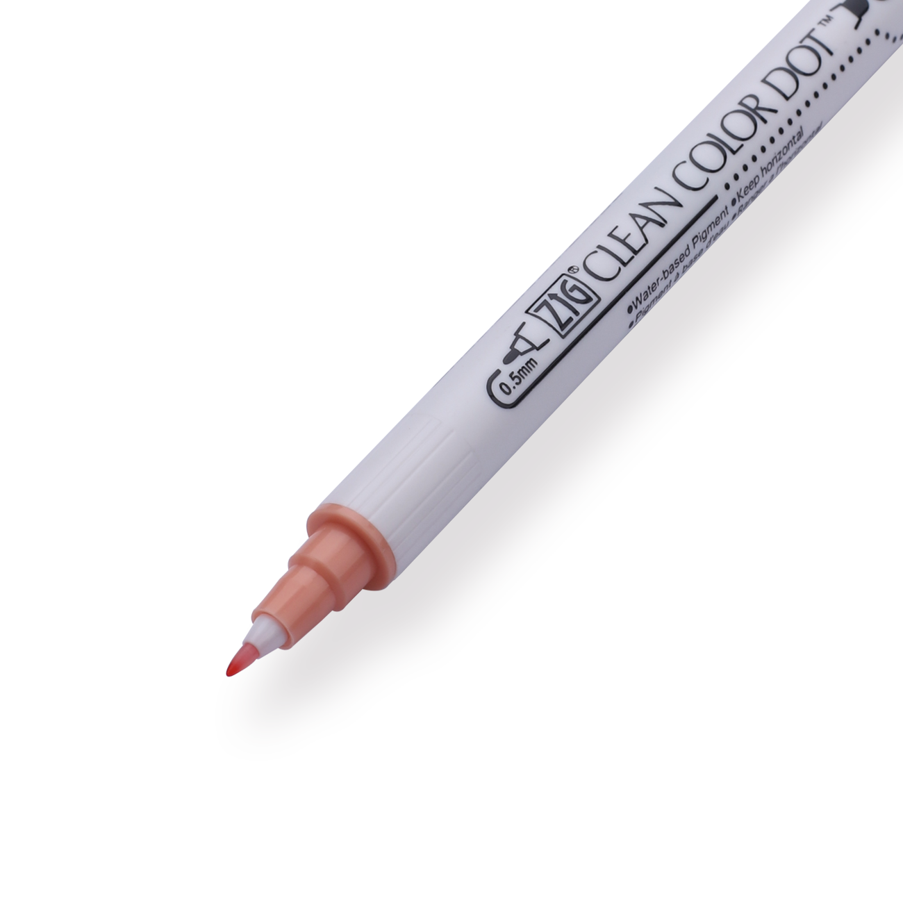 Kuretake ZIG Clean Color Dot Double-Sided Marker - Island Coral 207 - Stationery Pal