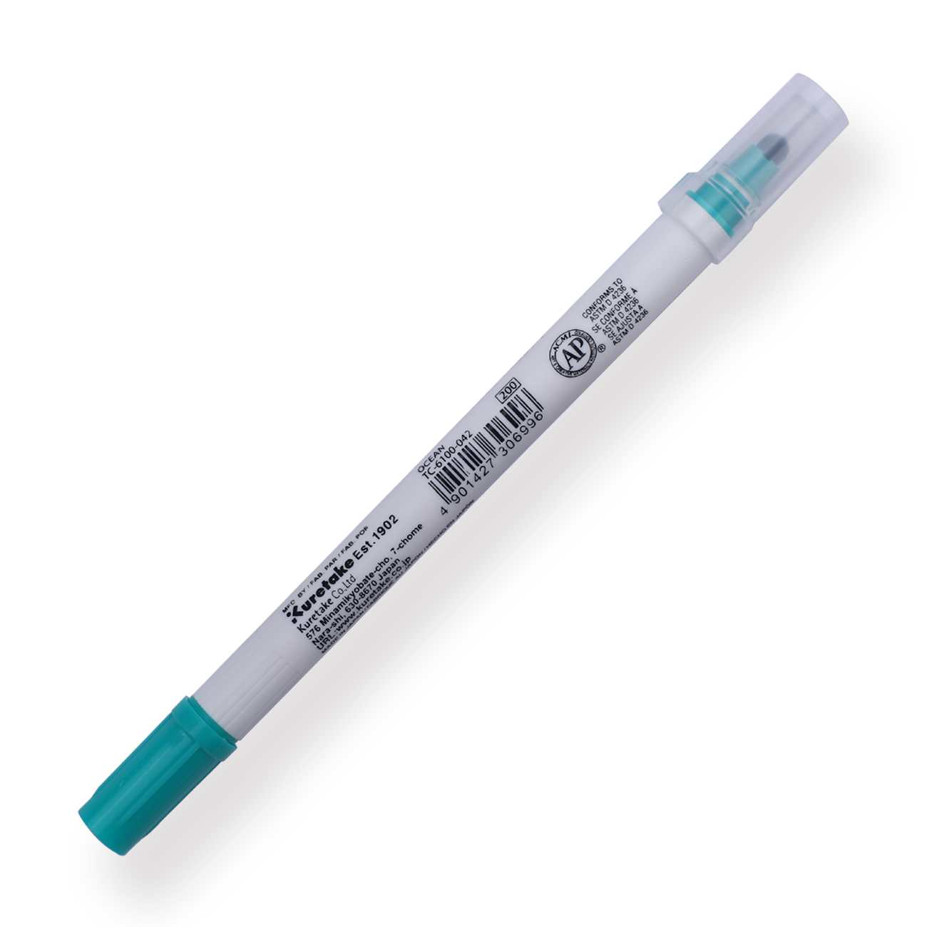 Kuretake ZIG Clean Color Dot Double-Sided Marker - Ocean 042 - Stationery Pal