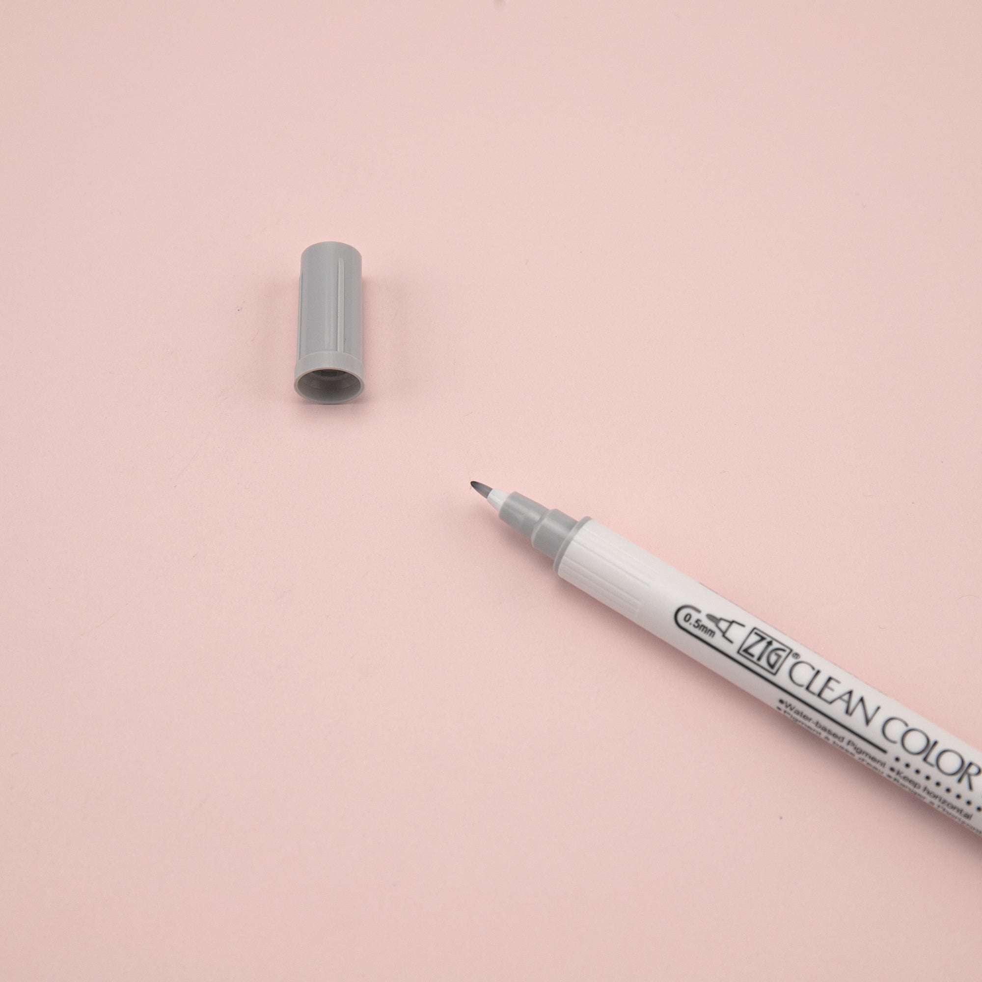 Kuretake ZIG Clean Color Dot Double-Sided Marker - Platinum 091 - Stationery Pal