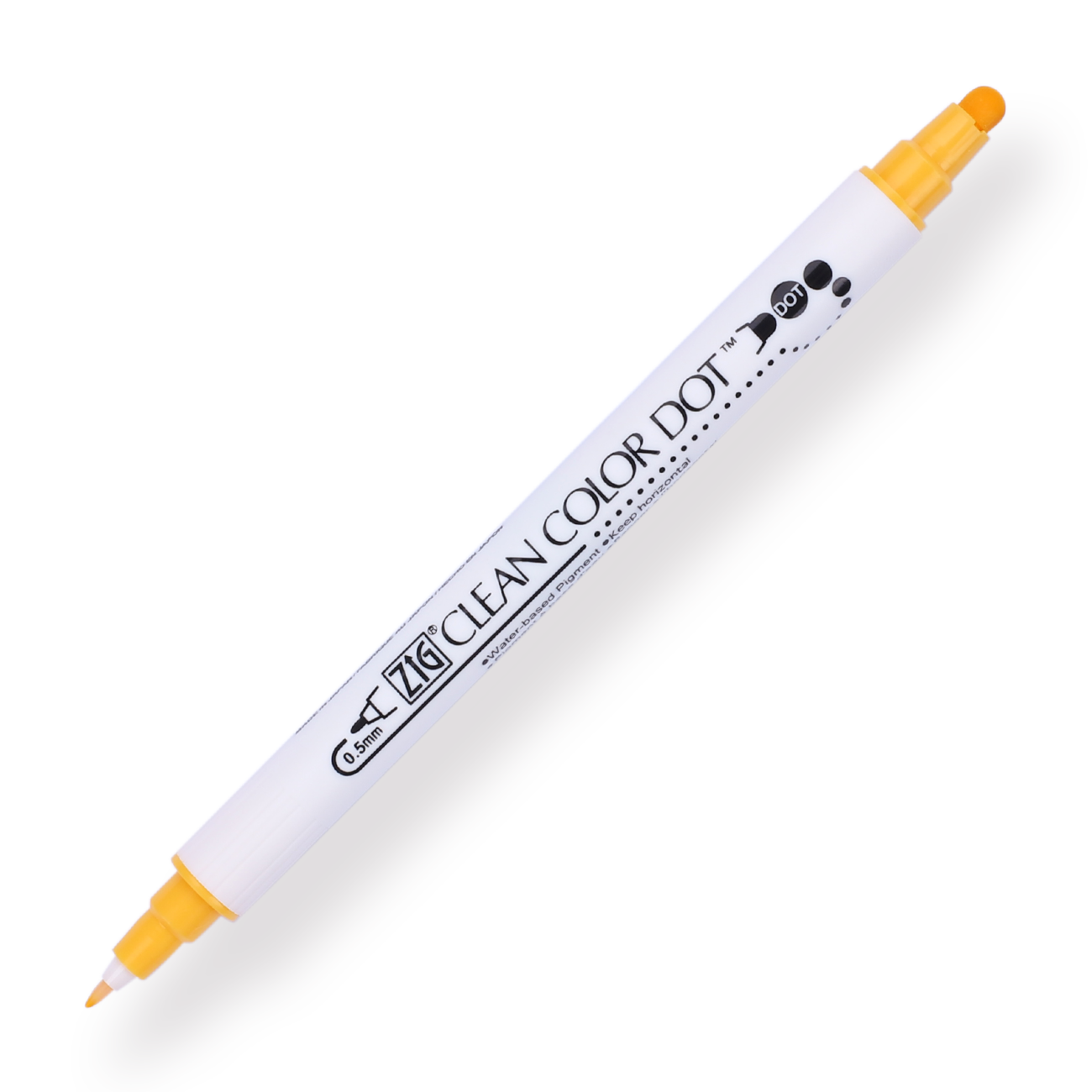 Kuretake ZIG Clean Color Dot Double-Sided Marker - Summer Sun 503 - Stationery Pal