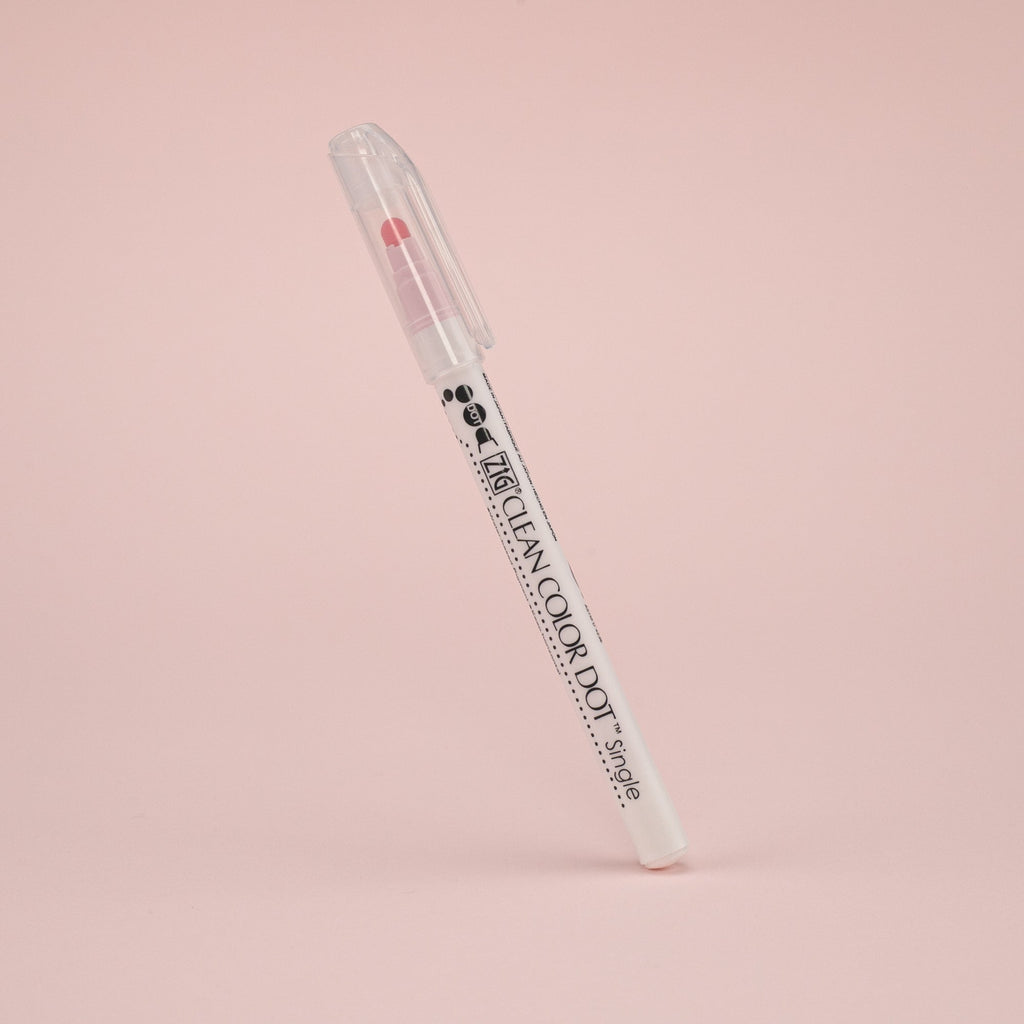 Kuretake Zig Clean Colour Dot Single Marker -  6 Colors Set - Stationery Pal