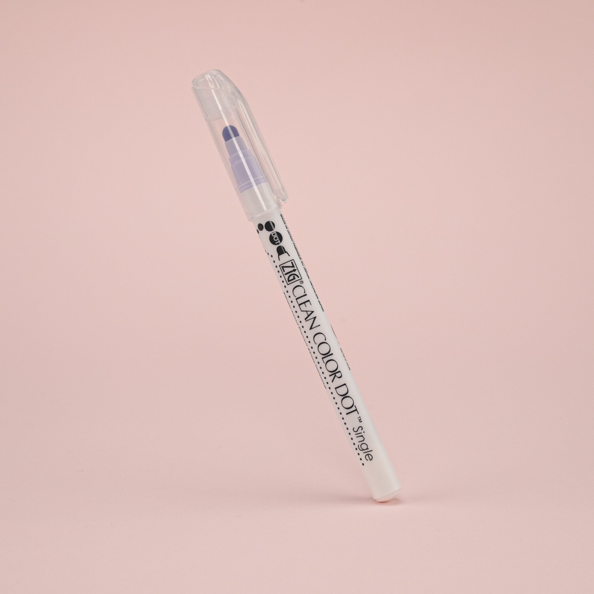 Kuretake Zig Clean Colour Dot Single Marker -  6 Colors Set - Stationery Pal