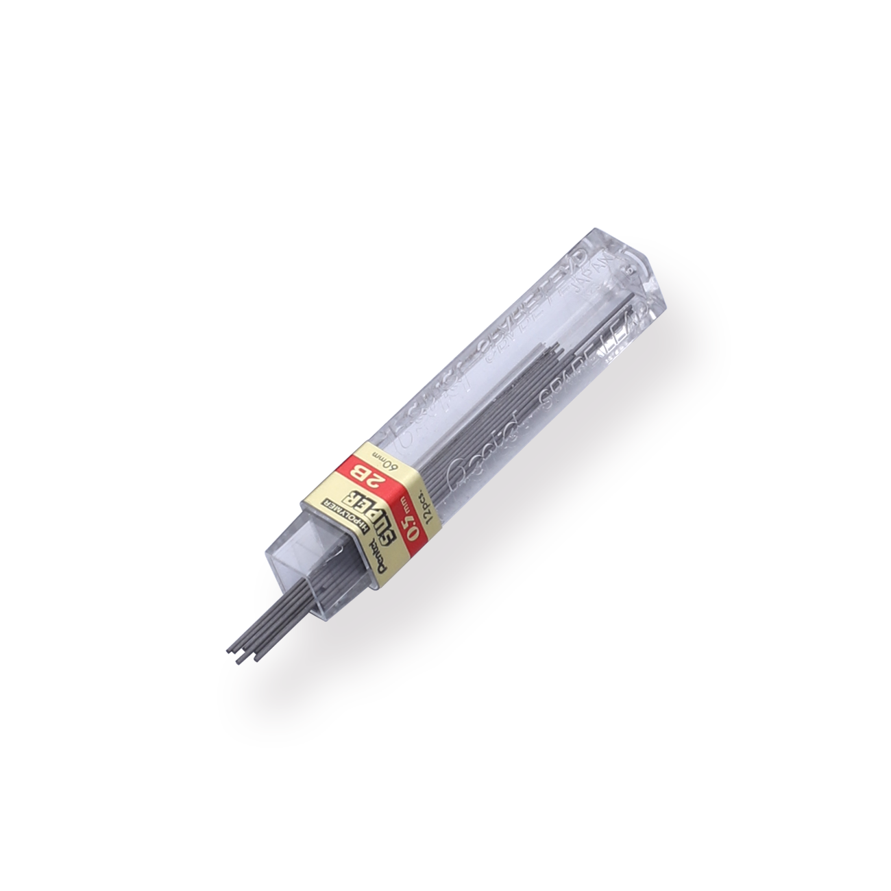 Pentel Super Hi-Polymer Refill Leads - 0.5 mm - 2B - Stationery Pal