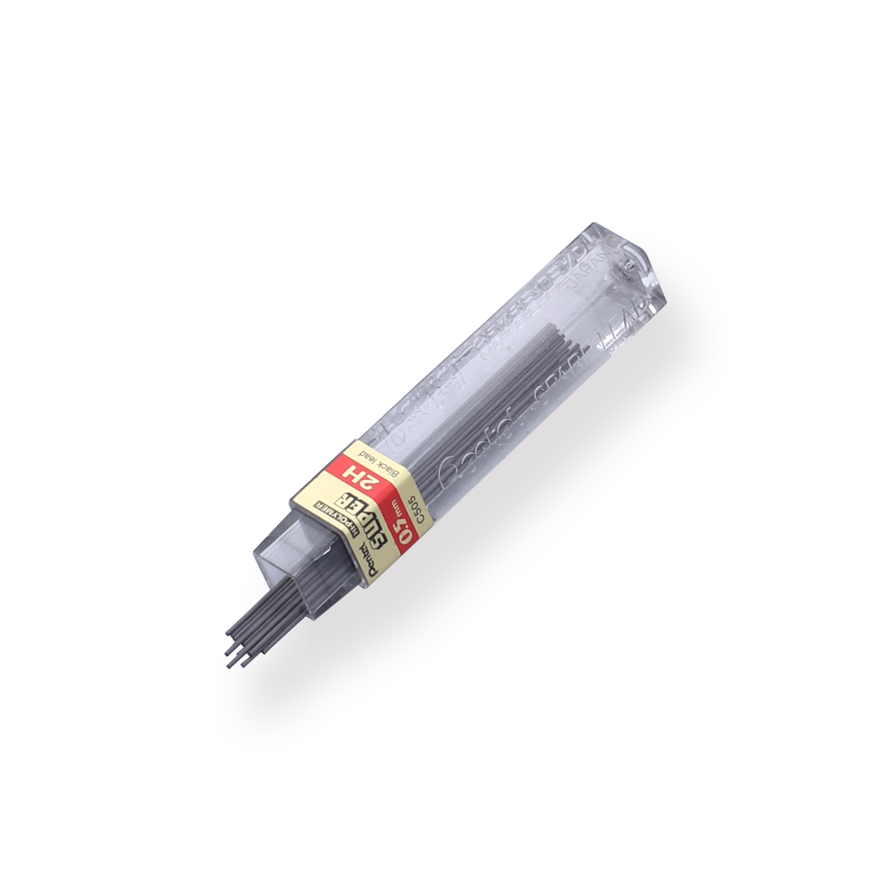 Pentel Super Hi-Polymer Refill Leads - 0.5 mm - 2H - Stationery Pal