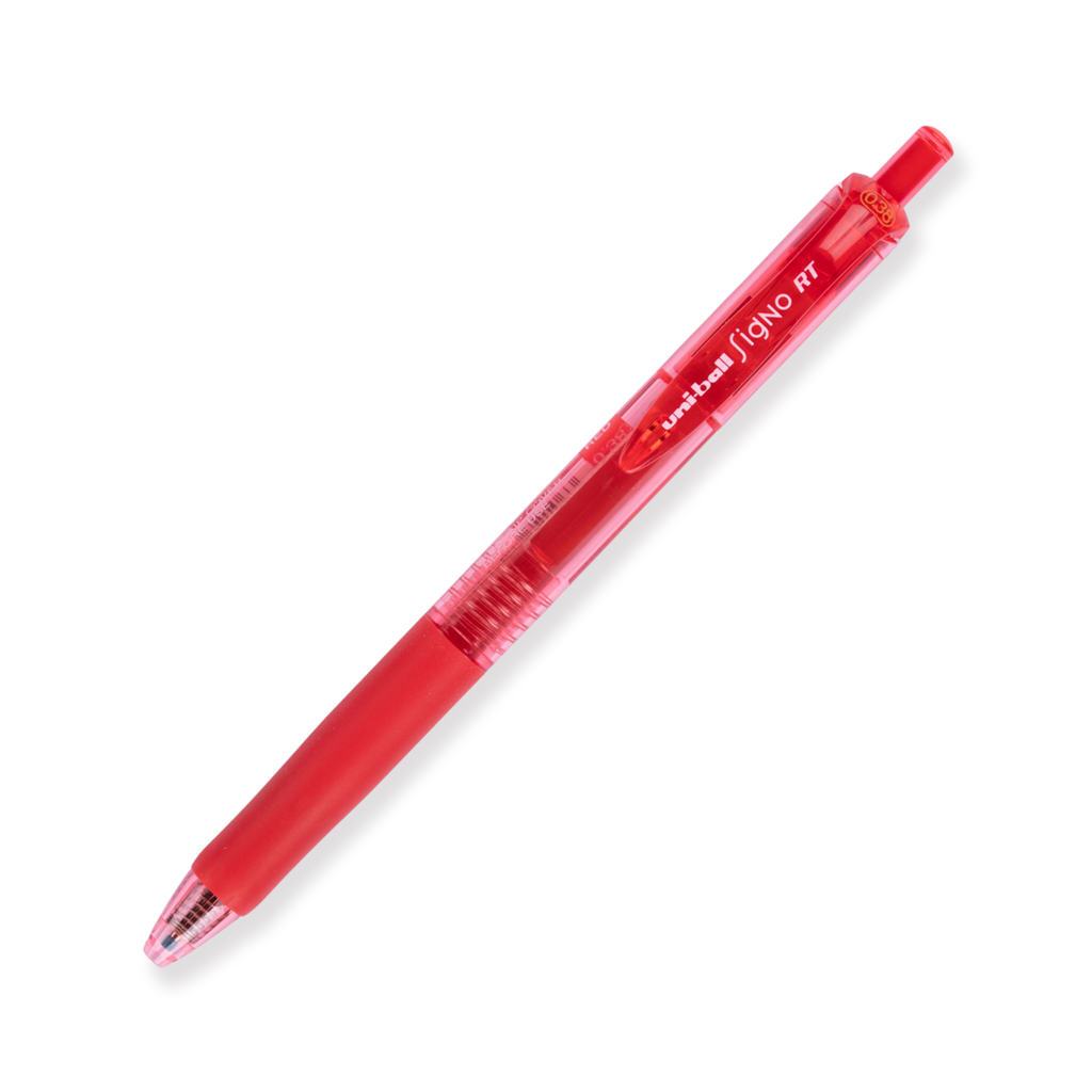 Uni-ball Signo RT UMN-138 Gel Pen - 0.38 mm - Red - Stationery Pal