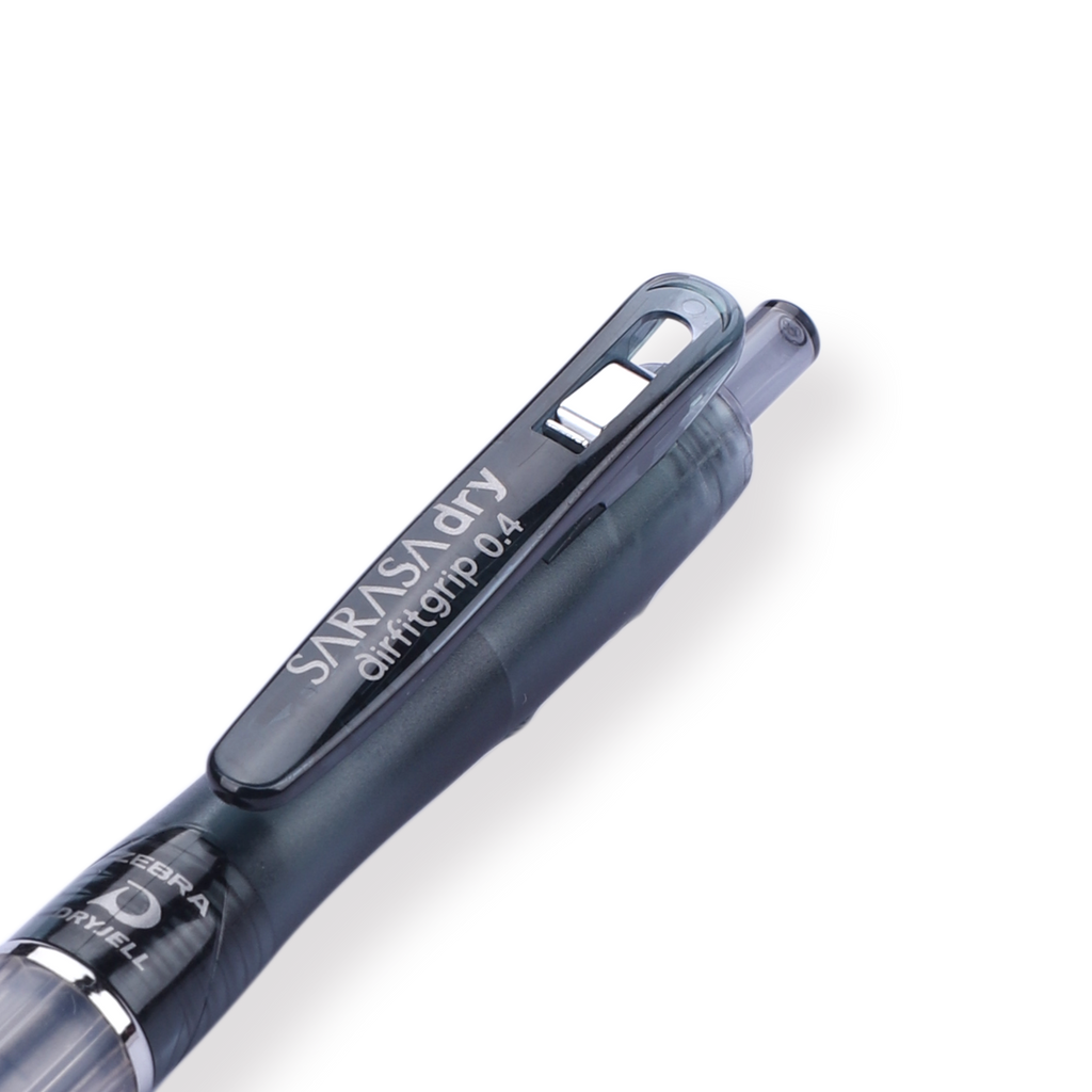 Zebra Sarasa Dry Airfit Ballpoint Pen - 0.4 mm - Black - Black Body - Stationery Pal